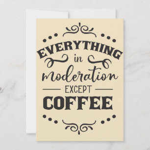 Convite Café Tudo Em Modelação Exceto Café