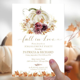 Convite Cair na Festa de noivado do Amor