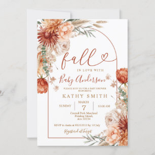 Convite Cair No Amor, Chá de fraldas De Arrasto Selvagem R