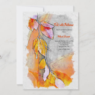 Convite Cair no outono
