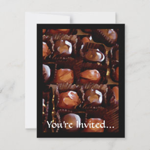 Convite Caixa de Chocolates, Tempting Chocolate Candy
