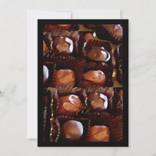 Convite Caixa de Chocolates, Tempting Chocolate Candy