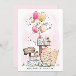 Convite Caixa de Correio chá por Correio Virtual Chá de pa