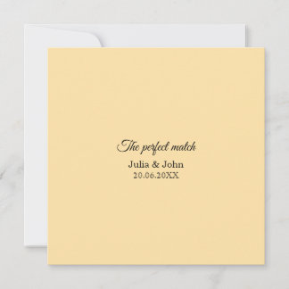 Convite Caixa de Fósforos Casamento Perfect Match – Edição