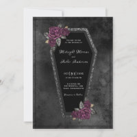 Caixão Preto Cinza Rosas Brilho Casamento de Hallo