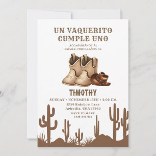 Convite Calçados de Vaquerito Vaquerito Selvagem Espanhola