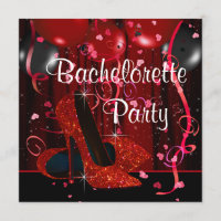 Calçados vermelhos de alto salto Festa de solteira