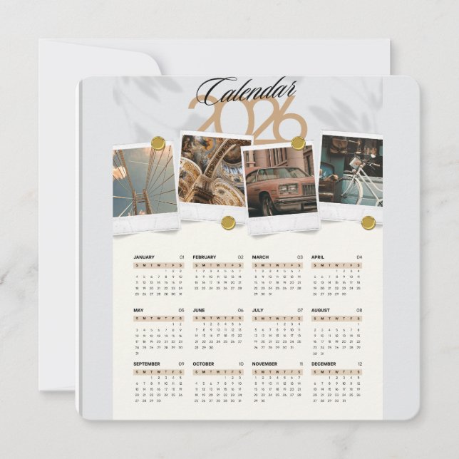 Convite Calendário 2026 (Frente)