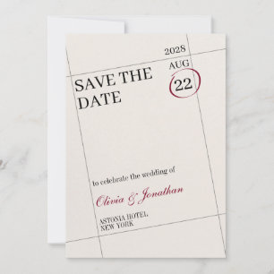 Convite Calendário Marcado Salvar Data Personalizar Imagem