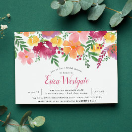 Convite California Poppy | CHÁ DE PANELA