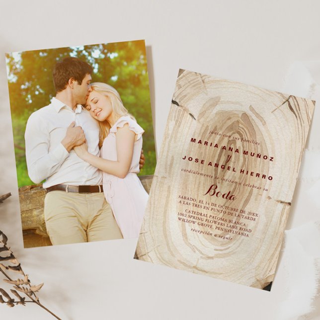 Convite Caligrafia Casamento Russo Espanhol (Criador carregado)