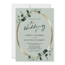 Caligrafia de Eucalipto Tudo em Um Casamento de Sa