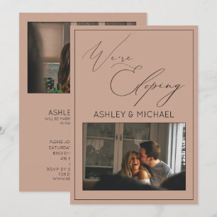 Convite Caligrafia de luxo... estamos aumentando a recepç