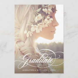 Convite Caligrafia Elegante | Duas Festas de formatura fot