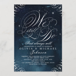 Convite Caligrafia elegante vintage do Glam Marinho AINDA 