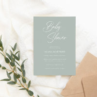 Caligrafia Mínima Moderna | CHÁ DE FRALDAS