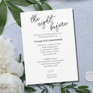 Convite Caligrafia Minimalista Ensaio de Casamento