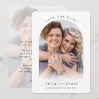 Caligrafia MODERN WEDDING de fotoarco de casal