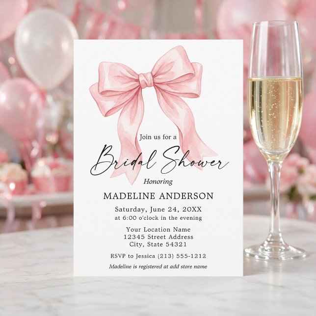 Convite Caligrafia Moderna Arco Rosa Casamento Civil (Customize to add text to back of card.)