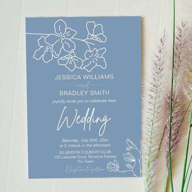 Convite Caligrafia moderna e elegante (Criador carregado)