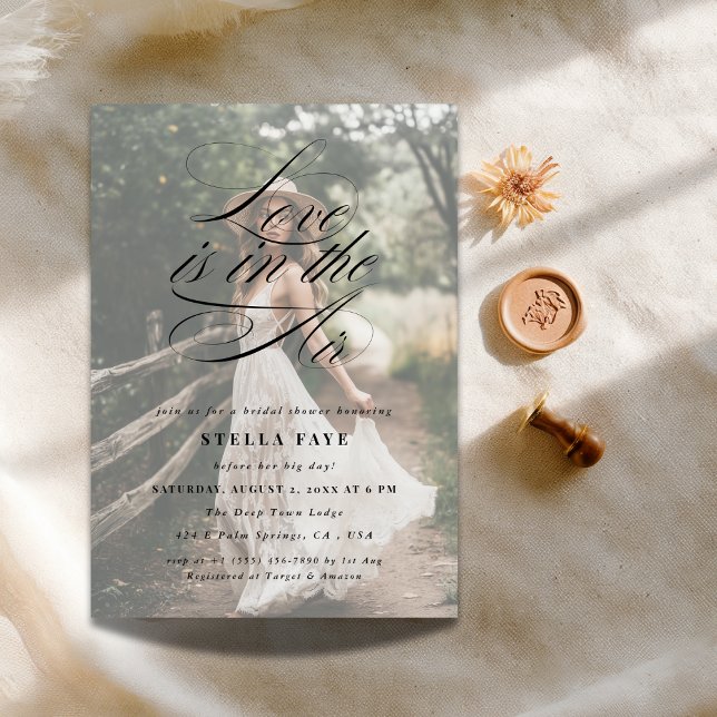 Convite Calliografia Love está na foto do Chá de panela (Criador carregado)