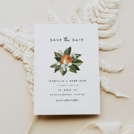 Convite Calliope - Watercolor Orange Blossoms (Blossomo La