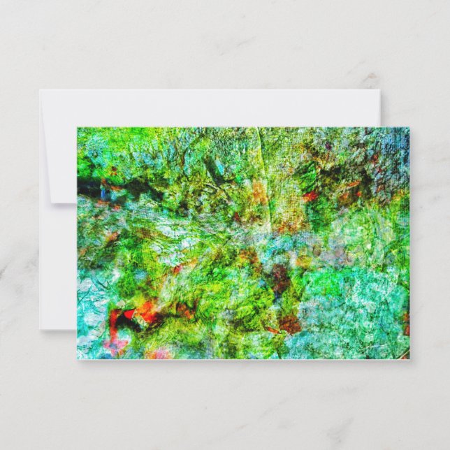 Convite Calming yellow abstract invitation,Yellow abstract (Frente)