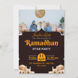 Convite Calorosa União: Uma Festa de Iftar do Ramadan