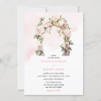 Camarão-de-água e rosas brancas, arca de casamento