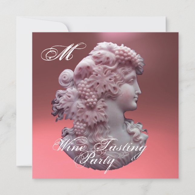 CONVITE CAMEO ANTIGO, SENHORA E UVAS FESTA DE DEGUSTAÇÃO D (Frente)