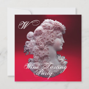 CONVITE CAMEO ANTIGO, SENHORA E UVAS FESTA DE DEGUSTAÇÃO D