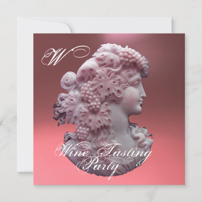 CONVITE CAMEO ANTIGO, SENHORA E UVAS FESTA DE DEGUSTAÇÃO D (Frente)