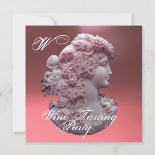 CONVITE CAMEO ANTIGO, SENHORA E UVAS FESTA DE DEGUSTAÇÃO D