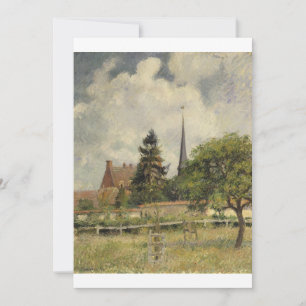 Convite Camille Pissarro - A Igreja de Eragny