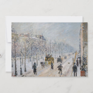 Convite Camille Pissarro - Boulevares Exteriores, Efeito d