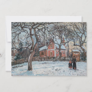 Convite Camille Pissarro - Castanheiros em Louveciennes