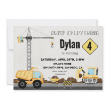 Caminhão de Aniversário de Construção