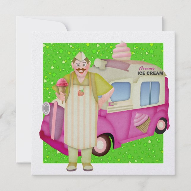 Convite Caminhão do Sorvete - SRF (Frente)