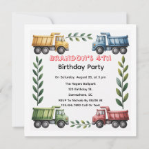 Caminhões Coloridos 4º. Festa de aniversário