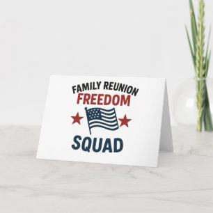 Convite Camisa da Reunião da Família Freedom Squad – Patri