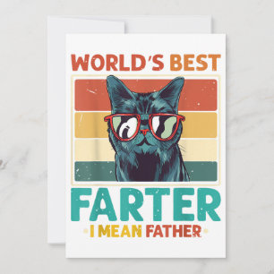 Convite Camiseta Melhor Fartador Do Mundo Quer Dizer Pai M