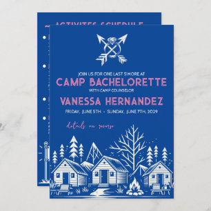 Convite Camp Bachelorette