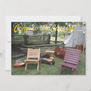 Convite Camp de Bandas de músicos "Venha ao concerto!"Con