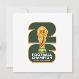 Convite Campeonato Mundial de Futebol de 2026