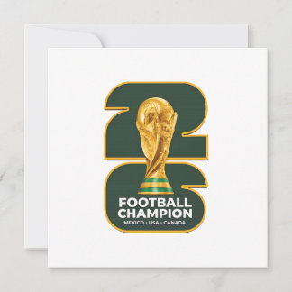 Convite Campeonato Mundial de Futebol de 2026