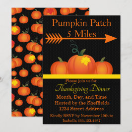 Convite Campo de Abóbora