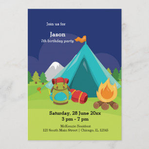 Convite Campo de Verão