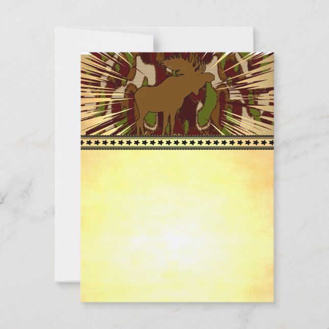 Convite Camuflagem do mouse Convites, adesivos, carimbos,  (Frente)