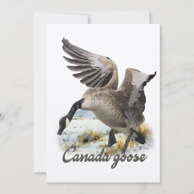 Convite Canadá Goose, Arte (Frente)