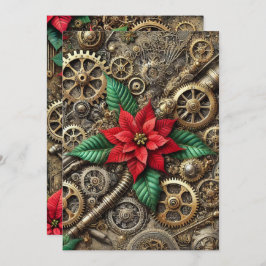 Convite Canalizações e engrenagens Estampadas Imprimíveis 